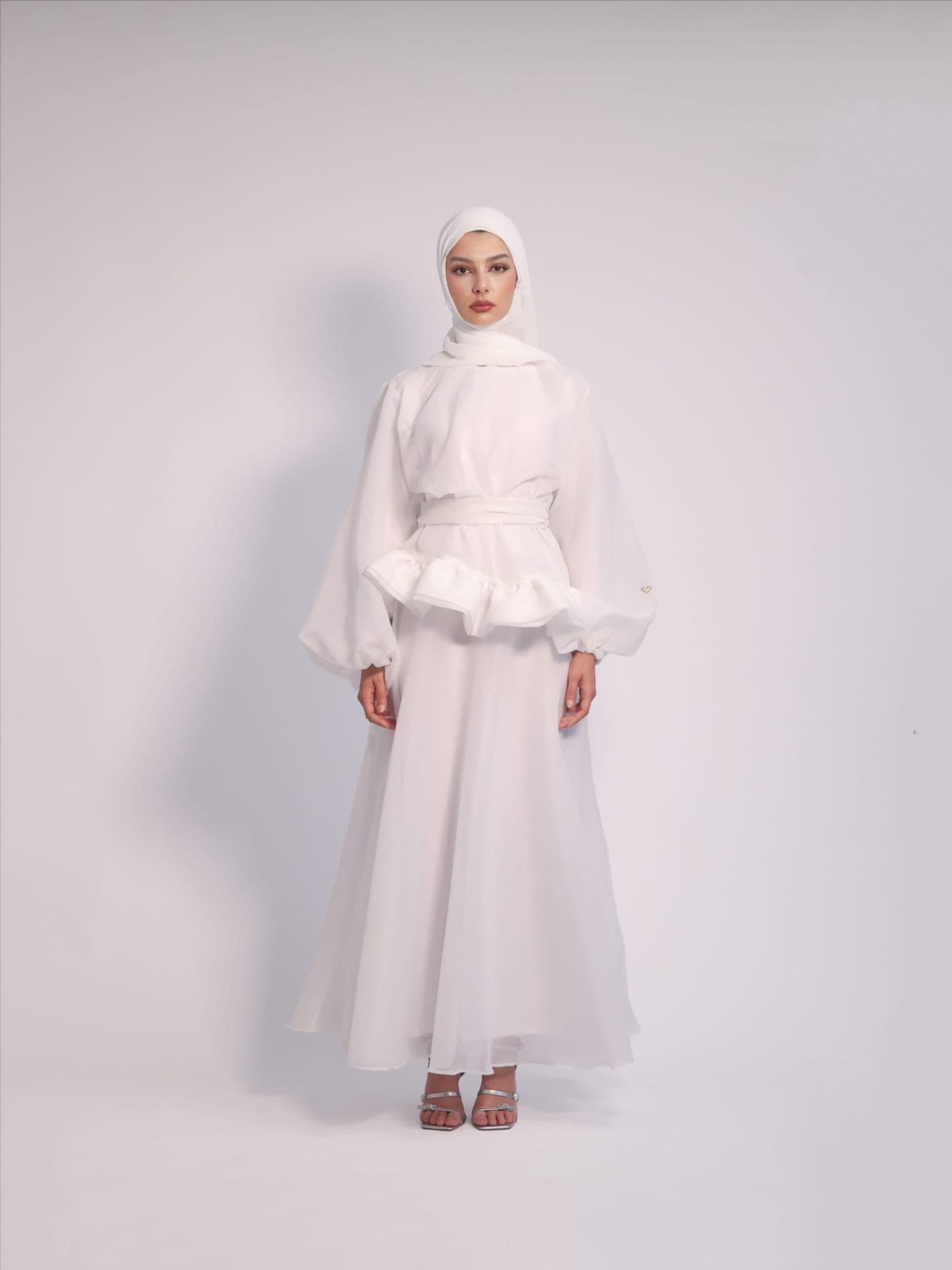 Cloud Peplum Dress